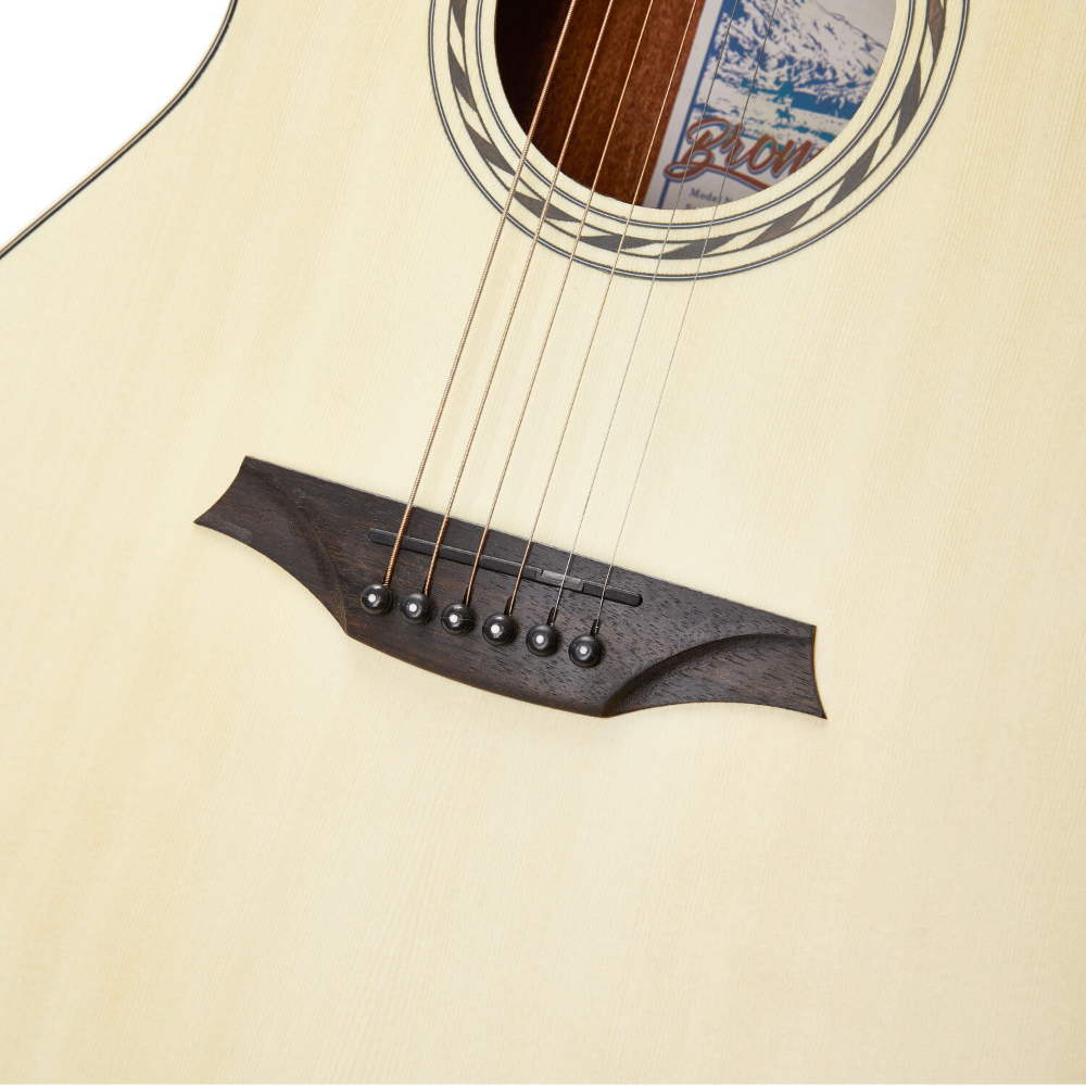 Bromo Guitars ブロモギターズ BAA2 APPALACHIAN SERIES アコースティックギター ブリッジ側画像