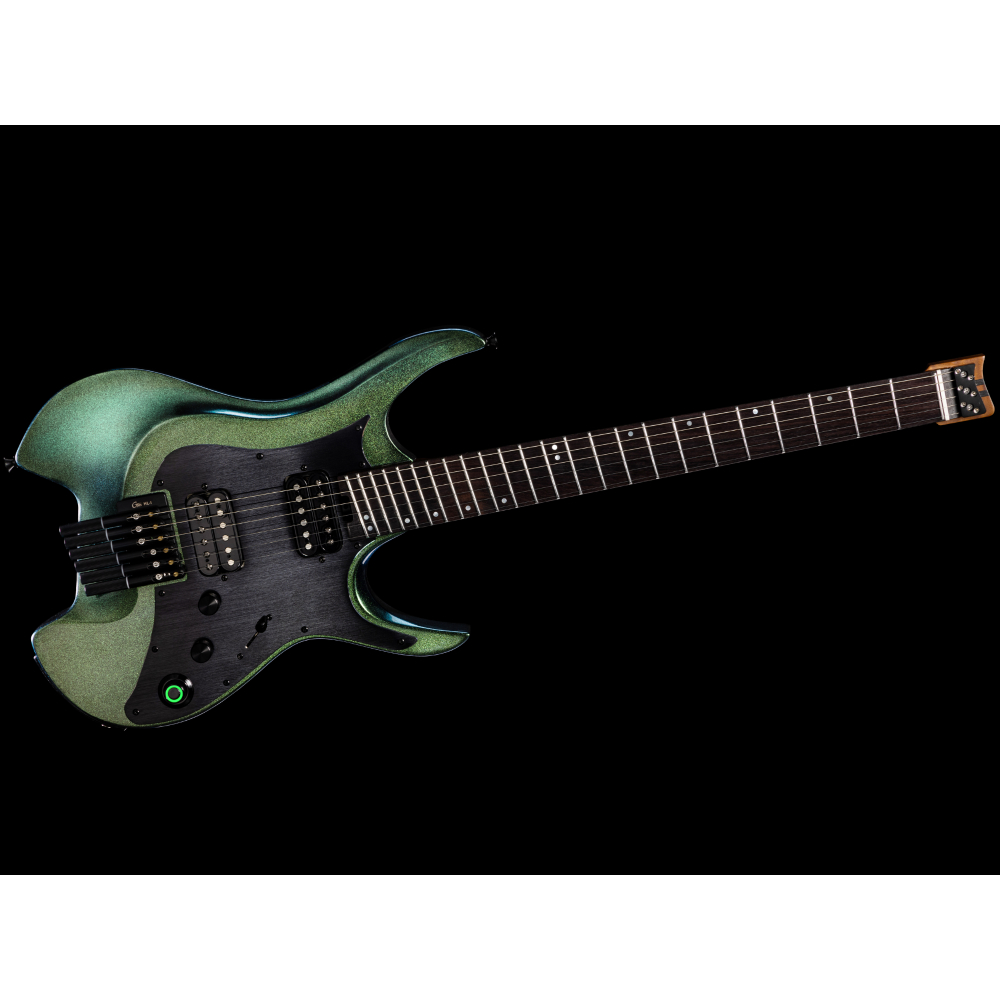 Mooer ムーアー GTRS W900 Aurora Green エレキギター ボディトップ画像