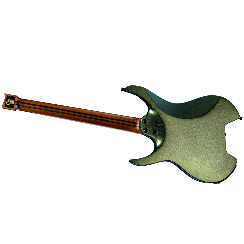 Mooer ムーアー GTRS W900 Aurora Green エレキギター ボディバック画像