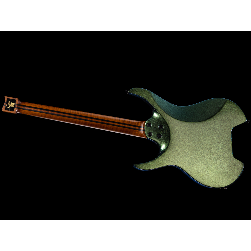 Mooer ムーアー GTRS W900 Aurora Green エレキギター ボディバック画像