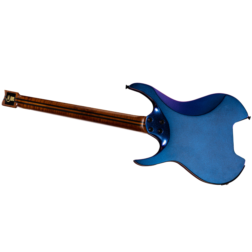 Mooer ムーアー GTRS W900 Aurora Purple エレキギター ボディバック画像