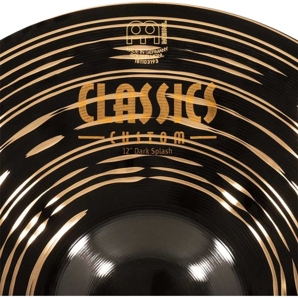 MEINL マイネル CC12DAS Classics Custom Dark 12” Splash スプラッシュシンバル ロゴ