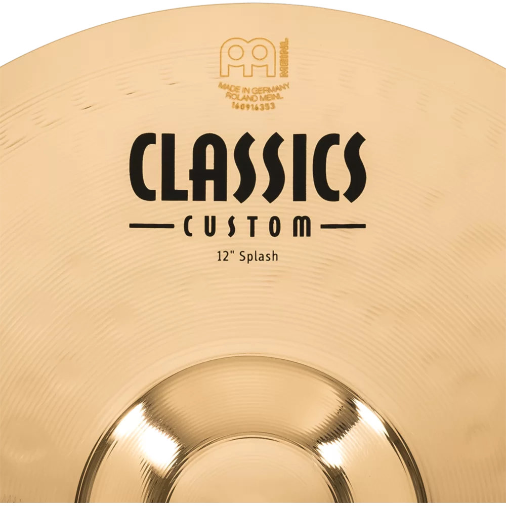 MEINL マイネル CC12S-B Classics Custom Brilliant 12” Splash スプラッシュシンバル ロゴ