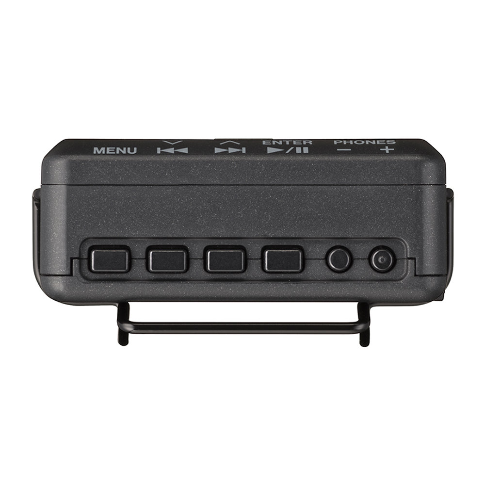 TASCAM タスカム DR-10L Pro 32ビットフロート録音対応ピンマイク フィールドレコーダー 上部ボタン