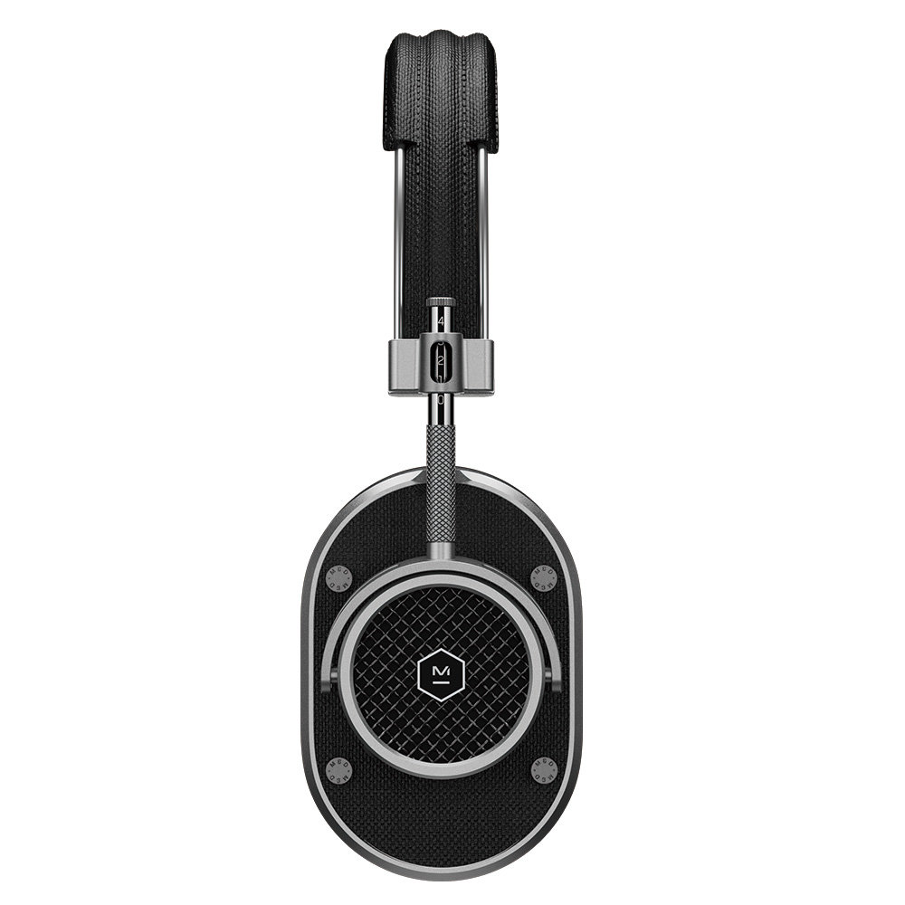 Master & Dynamic MH40 Wireless Gen 2 Over-Ear Headphones Gunmetal ワイヤレスヘッドフォン ガンメタル サイド、ハウジング