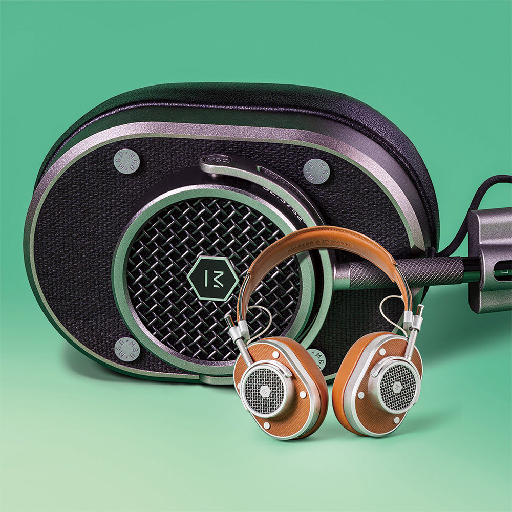 Master & Dynamic MH40 Wireless Gen 2 Over-Ear Headphones Silver/Brown ワイヤレスヘッドフォン シルバー/ブラウン ヘッドフォンイメージ