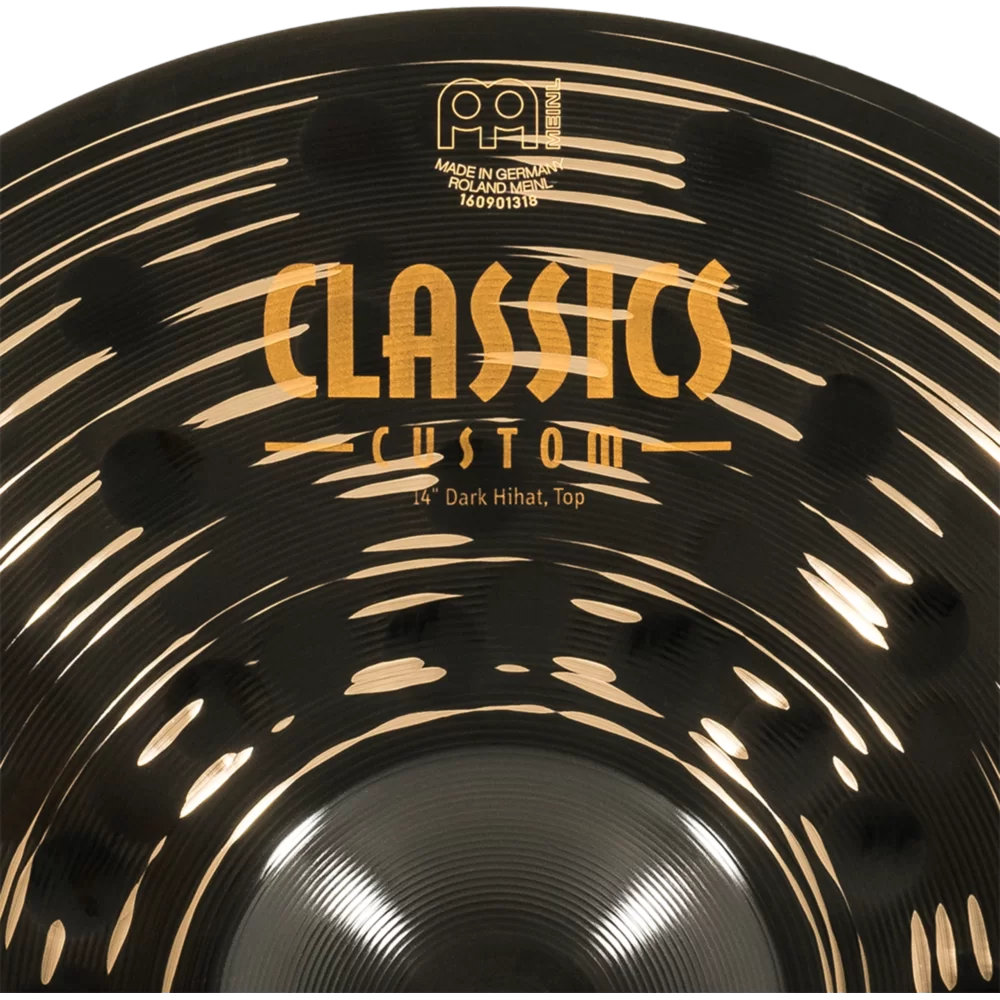 MEINL マイネル CC14DAH Classics Custom Dark 14” Hihat ハイハット ペア トップロゴ