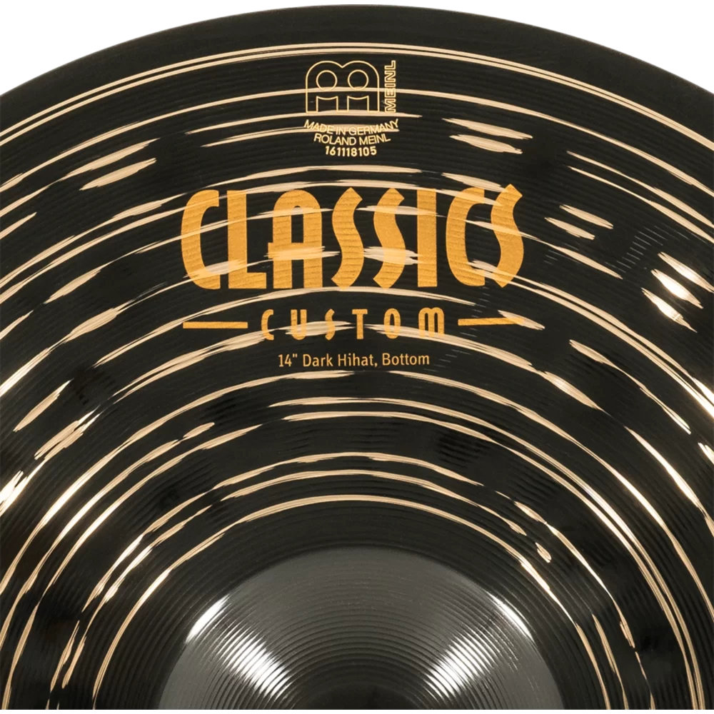 MEINL マイネル CC14DAH Classics Custom Dark 14” Hihat ハイハット ペア ボトムロゴ