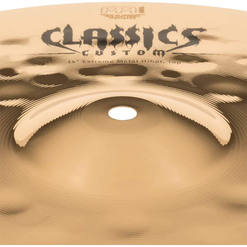 MEINL マイネル CC14EMH-B Classics Custom Extreme Metal 14” Hihat ハイハット ペア トップのカップ