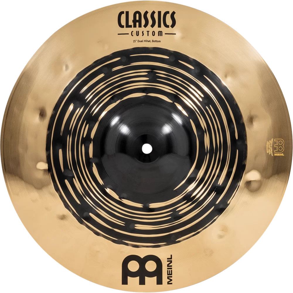 MEINL マイネル CC15DUH Classics Custom Dual 15” Hihat ハイハット ペア ボトム表正面