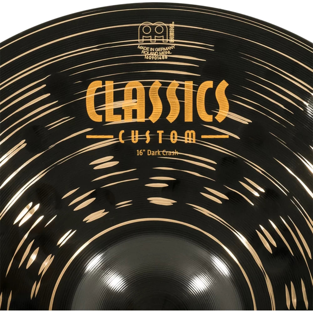 MEINL マイネル CC16DAC Classics Custom Dark 16” Crash クラッシュシンバル ロゴ