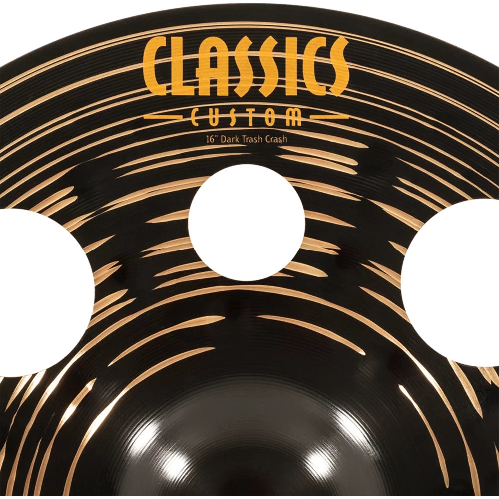 MEINL マイネル CC16DATRC Classics Custom Dark 16” Trash Crash クラッシュシンバル ロゴ