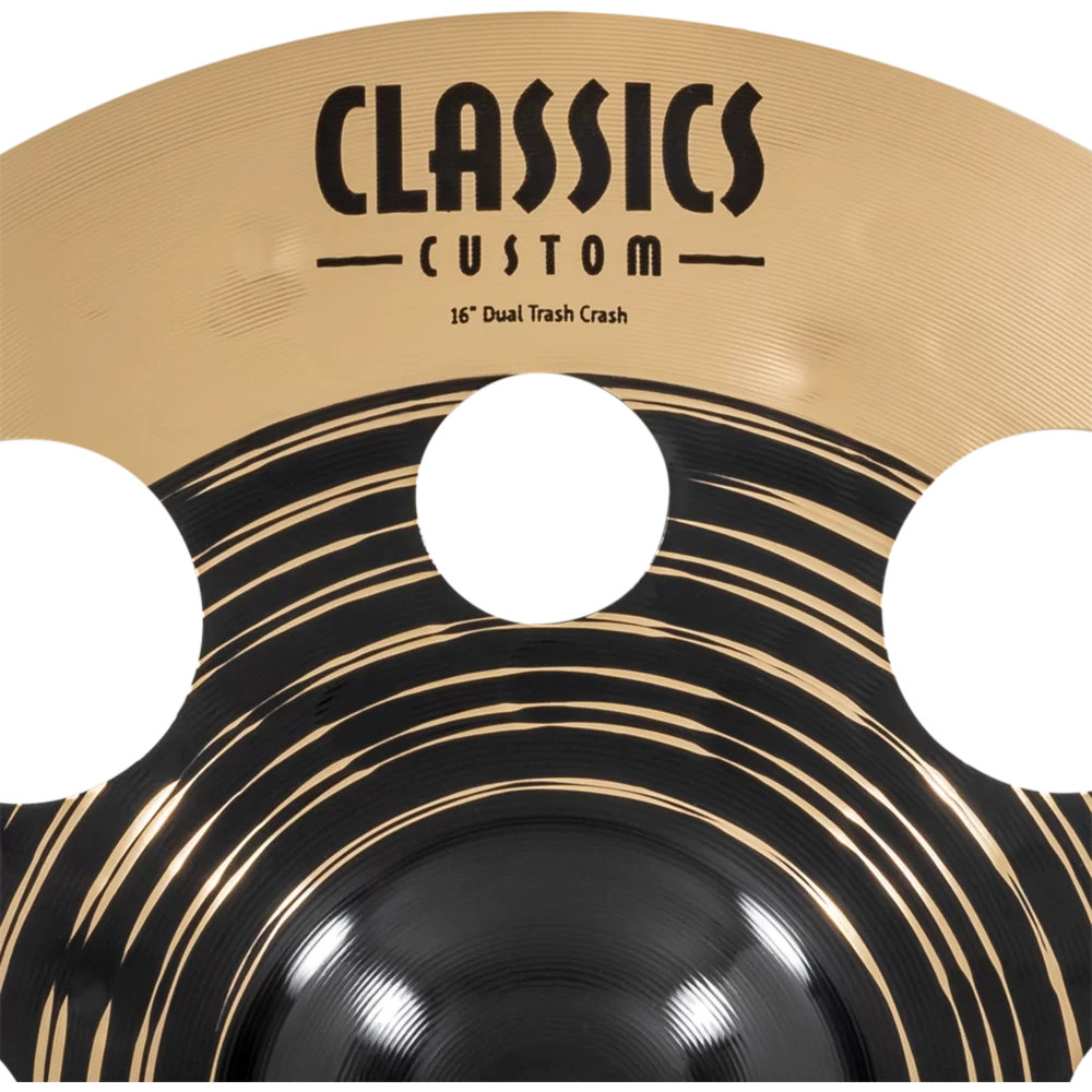 MEINL マイネル CC16DUTRC Classics Custom Dual 16" Trash Crash クラッシュシンバル 穴