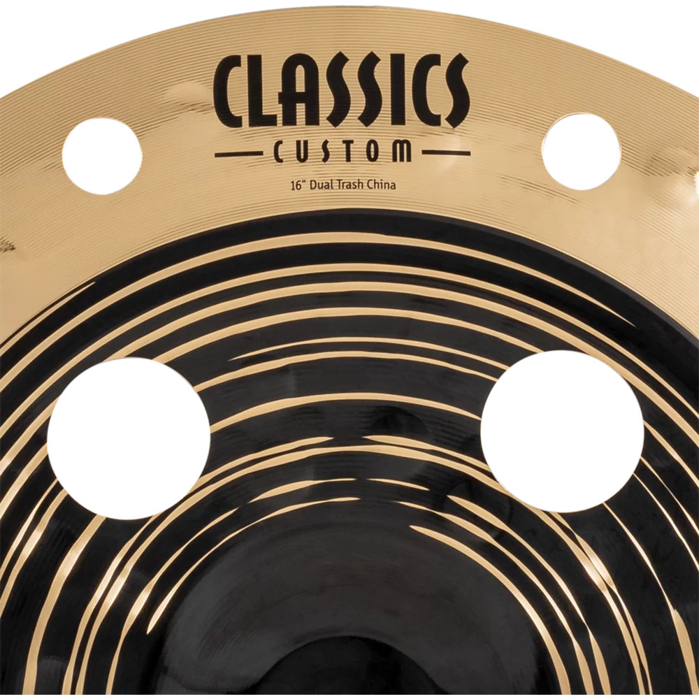MEINL マイネル CC16DUC Classics Custom Dual 16” Trash China チャイナシンバル ロゴ