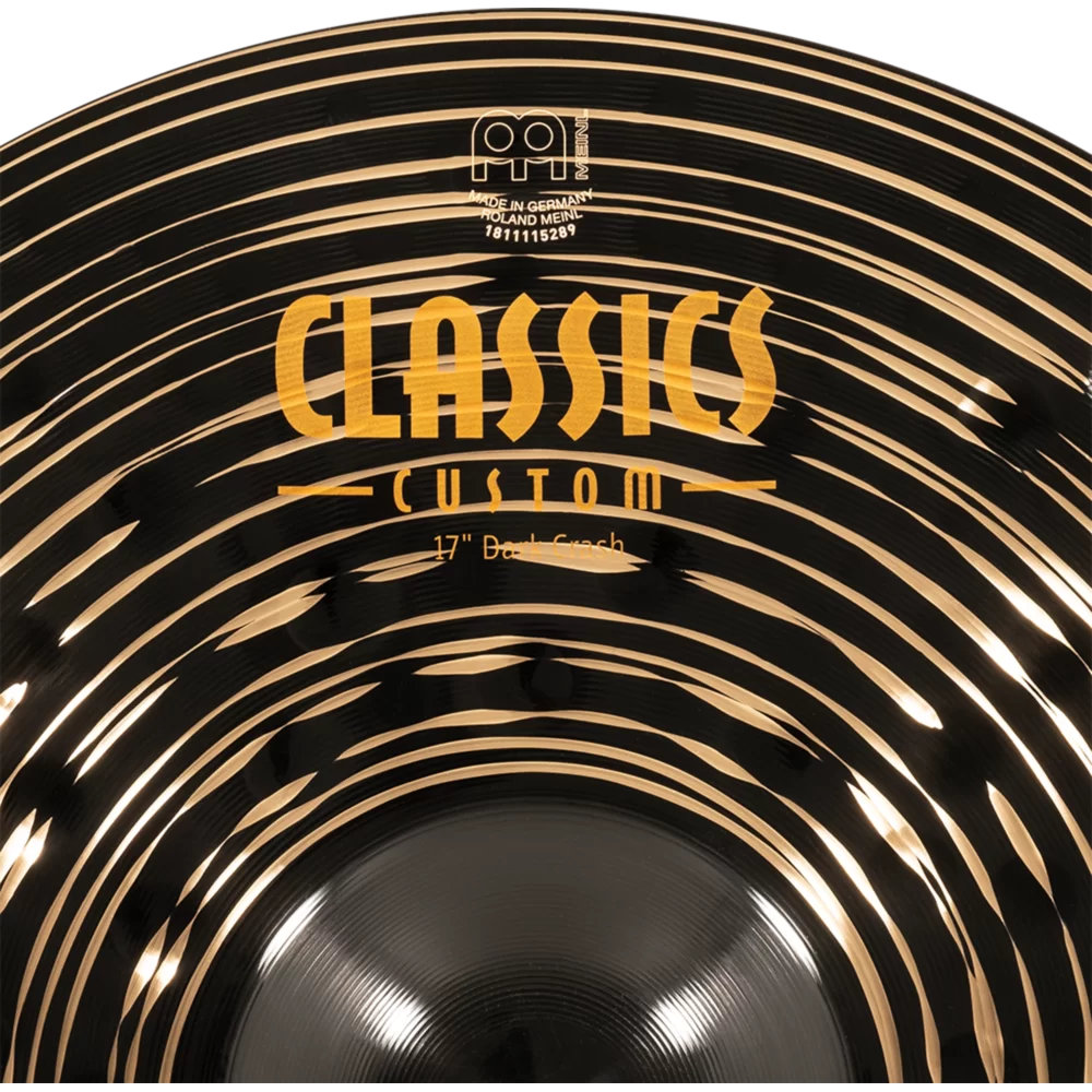 MEINL マイネル CC17DAC Classics Custom Dark 17” Crash クラッシュシンバル 表ロゴ