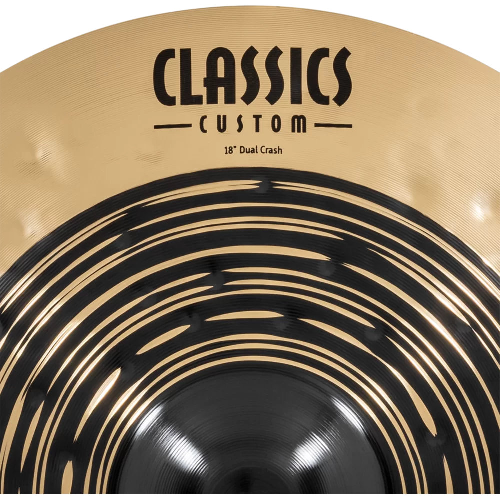 MEINL マイネル CC18DUC Classics Custom Dual 18” Crash クラッシュシンバル 表ロゴ