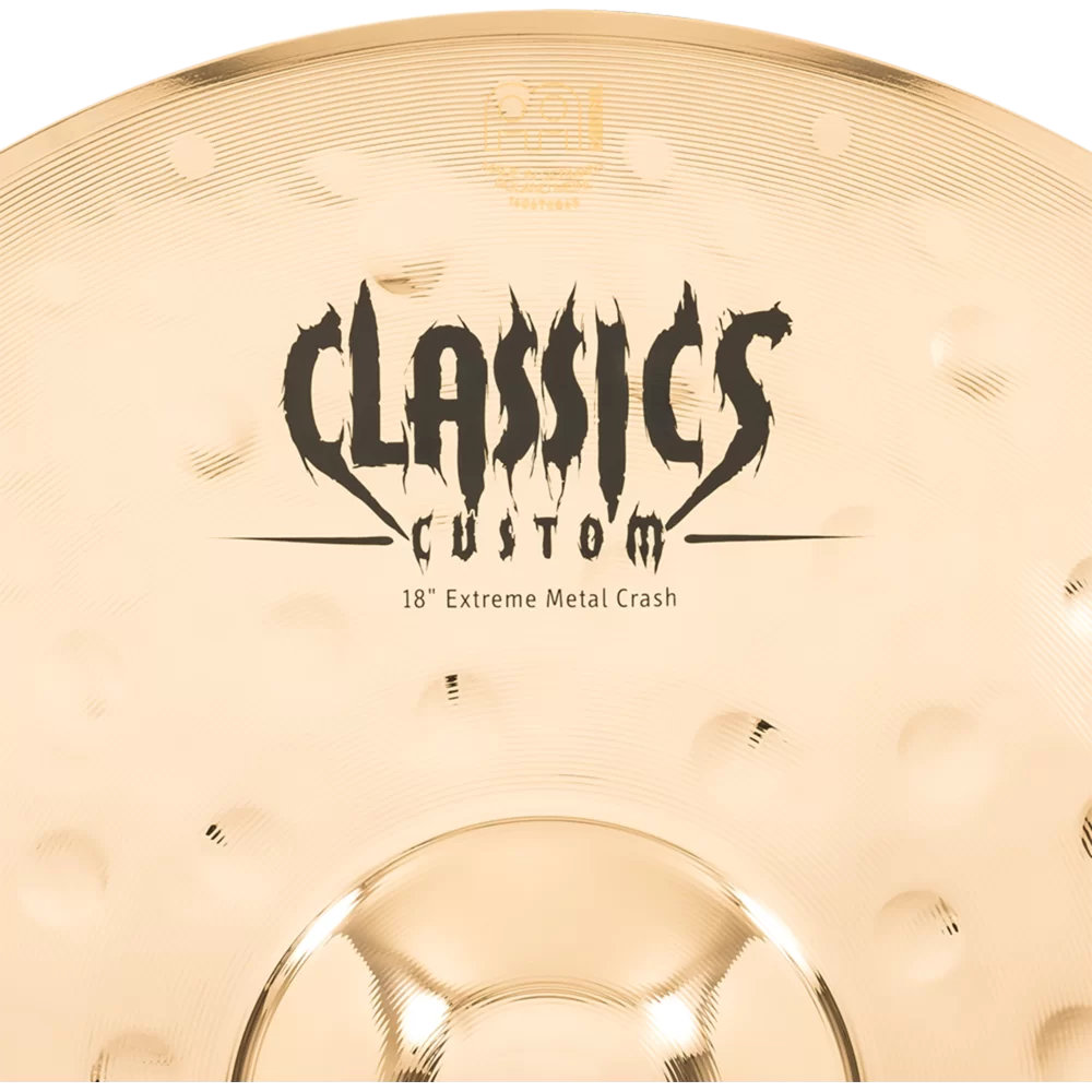 MEINL マイネル CC18EMC-B Classics Custom Extreme Metal 18” Crash クラッシュシンバル ロゴ