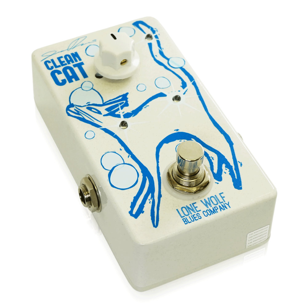 LONE WOLF BLUES COMPANY Clean Cat ブルースハープ用エフェクター ブースター 本体スラント