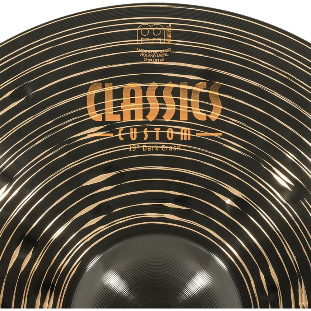 MEINL マイネル CC19DAC Classics Custom Dark 19” Crash クラッシュシンバル 表ロゴ