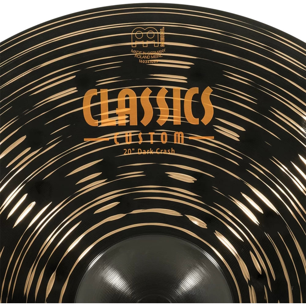 MEINL マイネル CC20DAC Classics Custom Dark 20” Crash クラッシュシンバル 表ロゴ