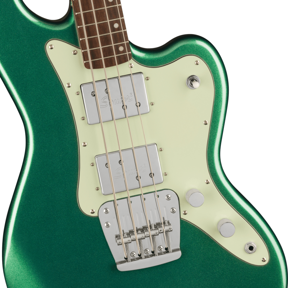 Squier スクワイヤー スクワイア Paranormal Rascal Bass HH Sherwood Green エレキベース ボディ画像