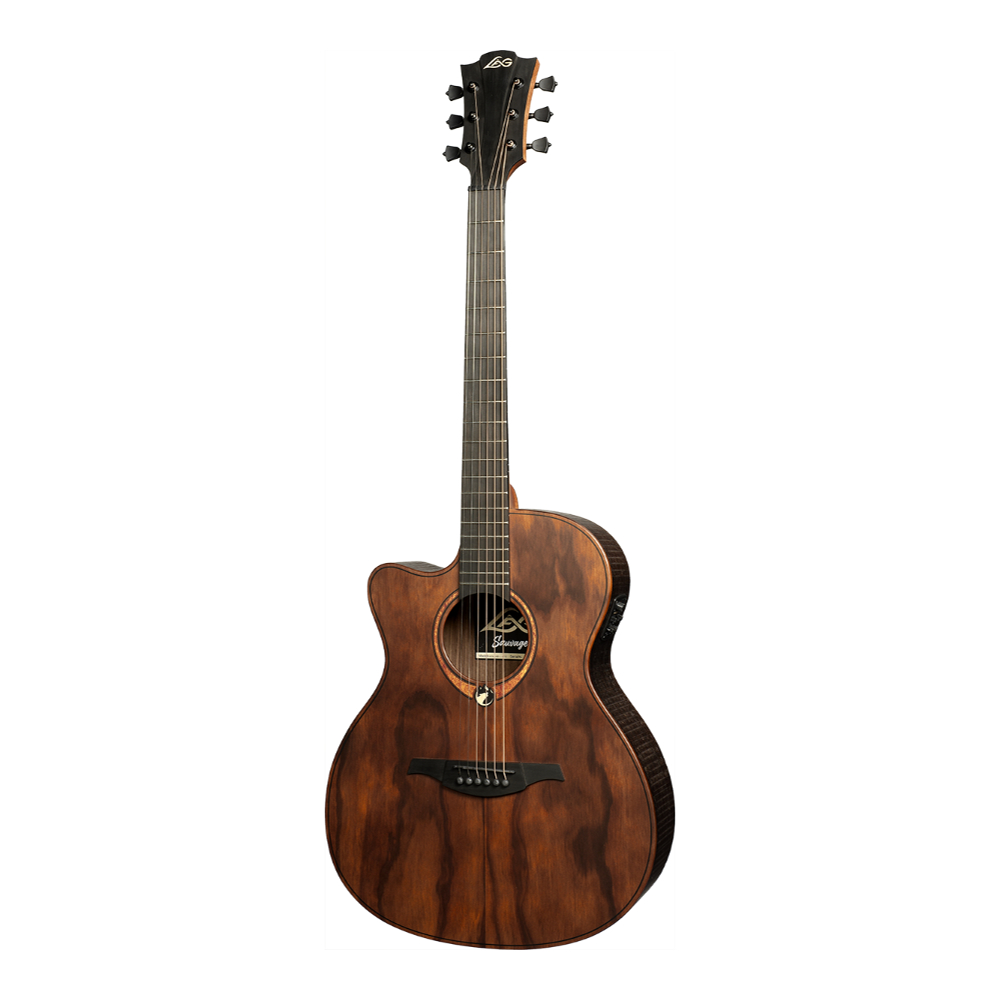 LAG GUITARS ラグギターズ LAG SAUVAGE-L-ACE レフティー 左利き用 サベージシリーズ オーディトリアム カッタウェイ エレアコ ブランコウッド（FSC認証材）使用 アコースティックギター