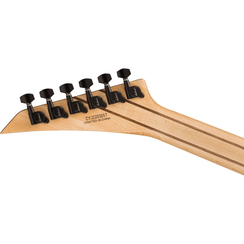 Jackson ジャクソン Pro Plus Series Dinky DKAQ Firestorm エレキギター ヘッドバック画像