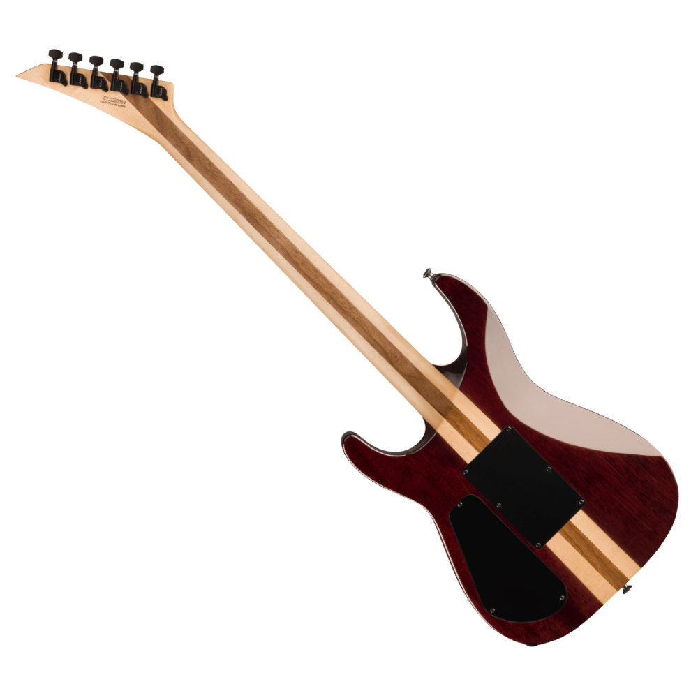 Jackson ジャクソン Pro Plus Series Soloist SLA3Q Amber Blue Burst エレキギター バック画像