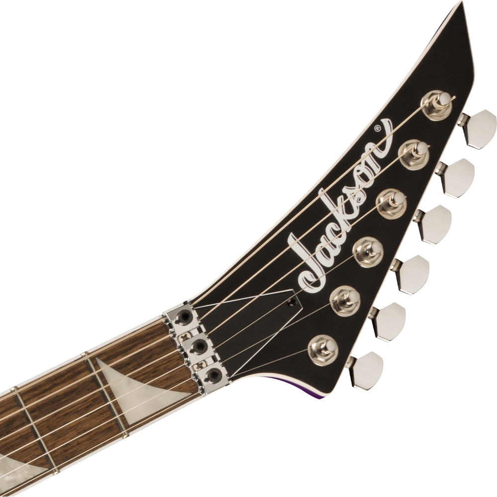Jackson ジャクソン X Series Rhoads RRX24 Purple Metallic with Black Bevels エレキギター ヘッド画像