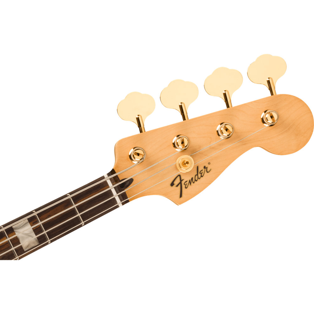Fender フェンダー Limited Edition Mike Kerr Jaguar Bass Rosewood Fingerboard Tigerʼs Blood Orangel エレキベース ヘッド表、ネック