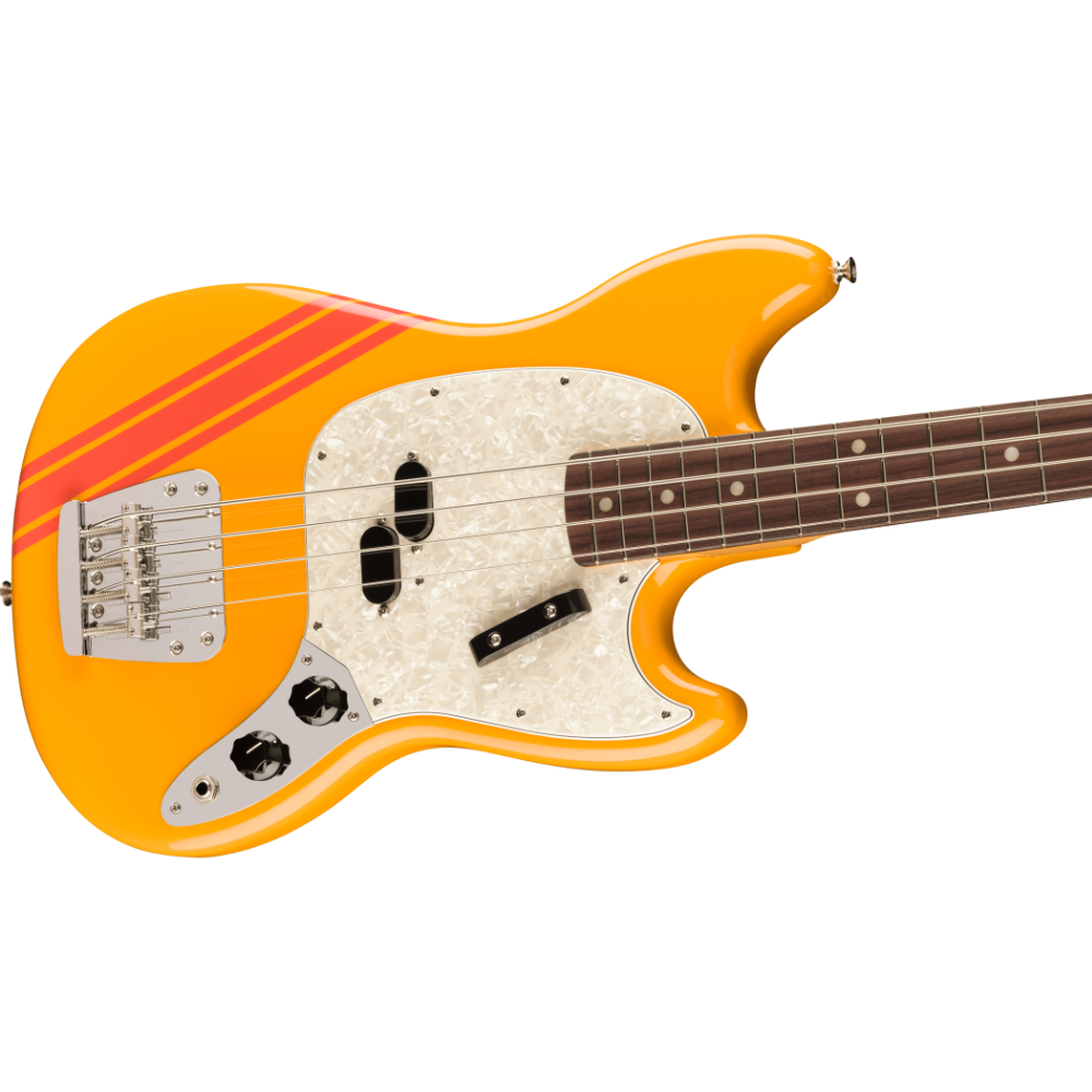 Fender フェンダー Vintera II 70s Competition Mustang Bass RW CORA エレキベース 斜めアングル画像