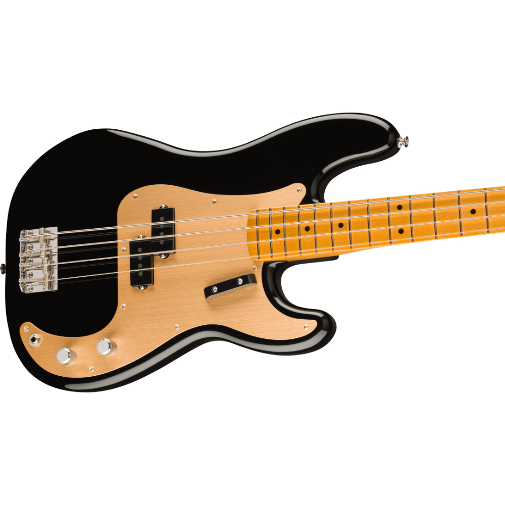 Fender フェンダー Vintera II 50s Precision Bass MN BLK エレキベース プレシジョンベース 斜めアングル画像