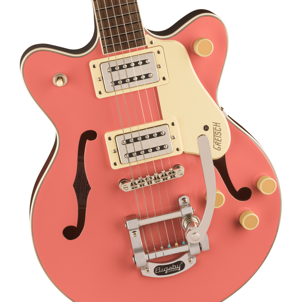 GRETSCH グレッチ G2655T Streamliner Center Block Jr. Double-Cut with Bigsby Coral エレキギター ボディ画像