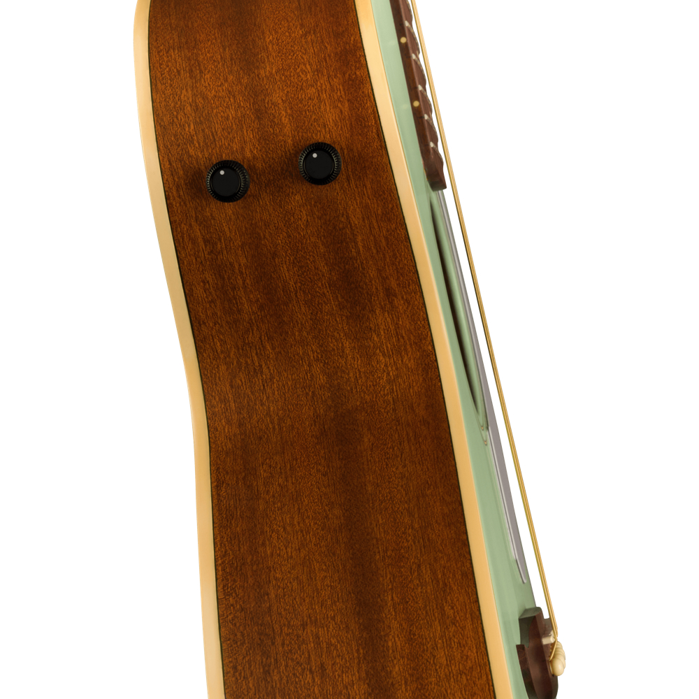 Fender フェンダー NEWPORTER PLAYER SFG WN Surf Green エレアコ アコースティックギター ボディ画像