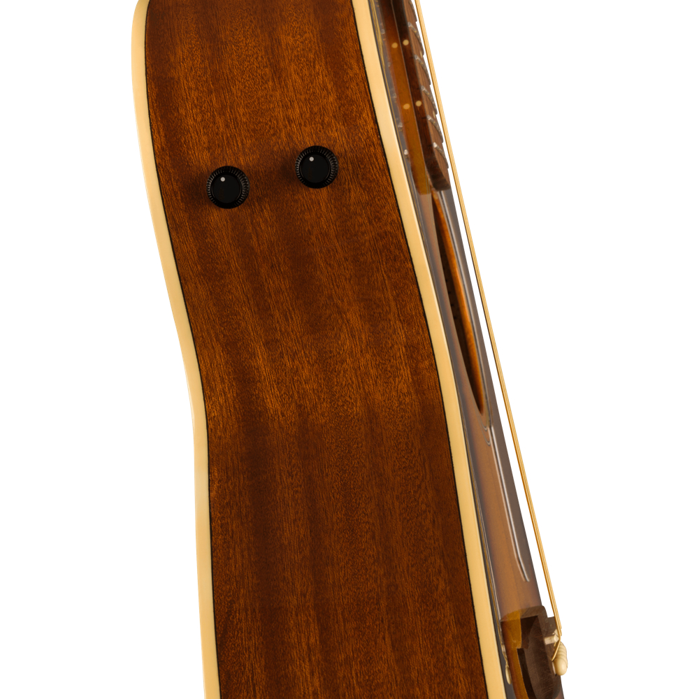 Fender フェンダー NEWPORTER PLAYER SUNBURST WN Sunburst エレアコ アコースティックギター ボディ画像