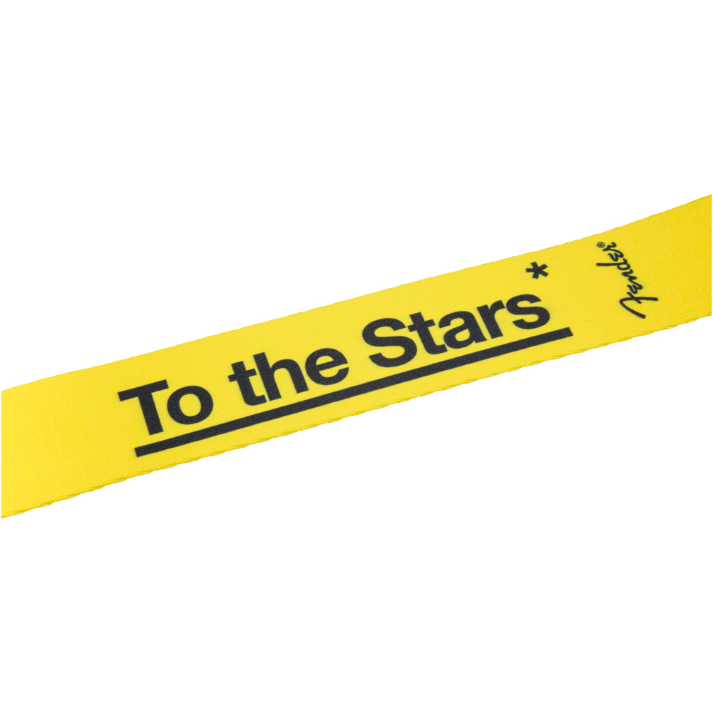 Fender フェンダー Tom DeLonge To The Stars Straps グラフィティーイエロー ギターストラップ ナイロン 本体画像