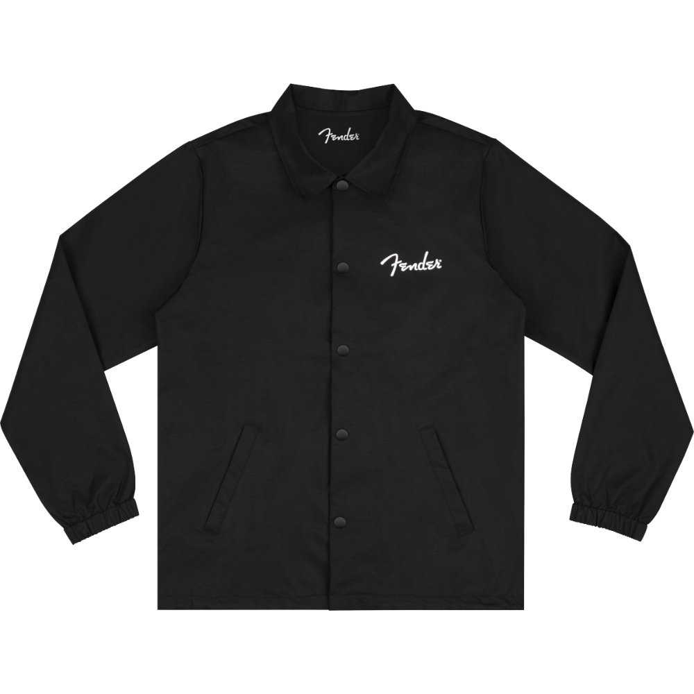 Fender フェンダー Spaghetti Logo Coaches Jacket Black M コーチジャケット