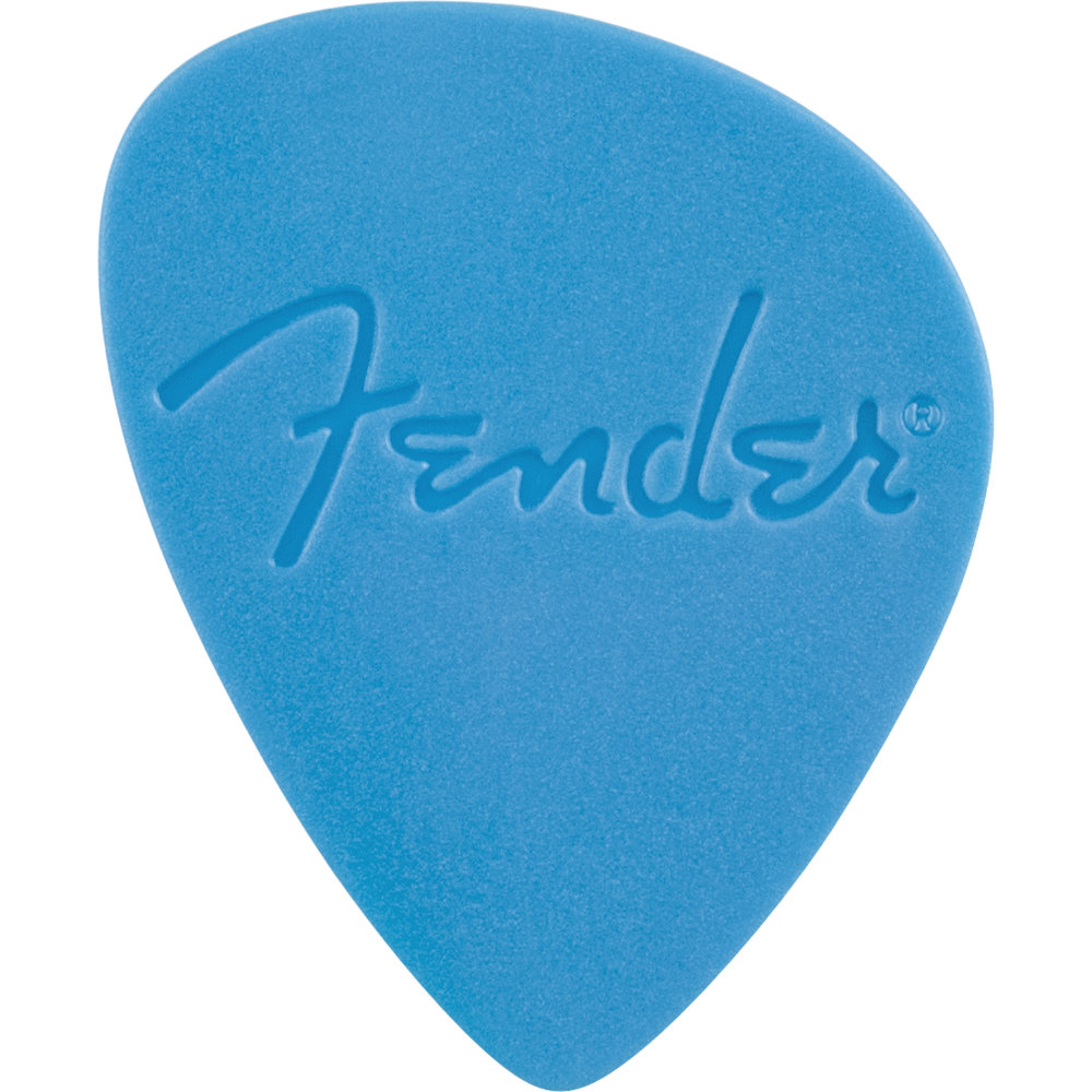 Fender フェンダー Offset Picks Multi-Colored オフセットシェイプ ギターピック マルチカラー 6枚入り ブルー 表面
