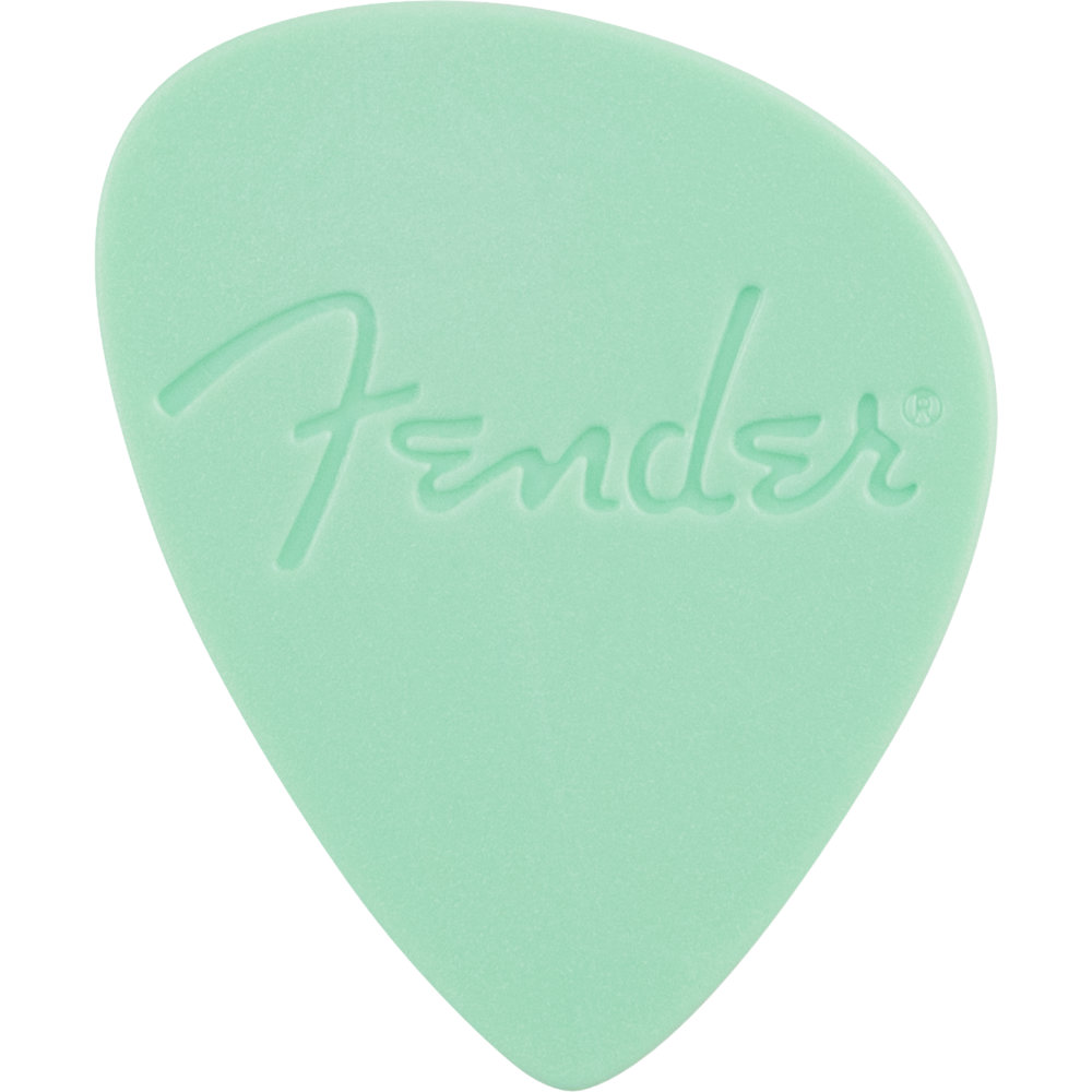 Fender フェンダー Offset Picks Multi-Colored オフセットシェイプ ギターピック マルチカラー 6枚入り サーフグリーン