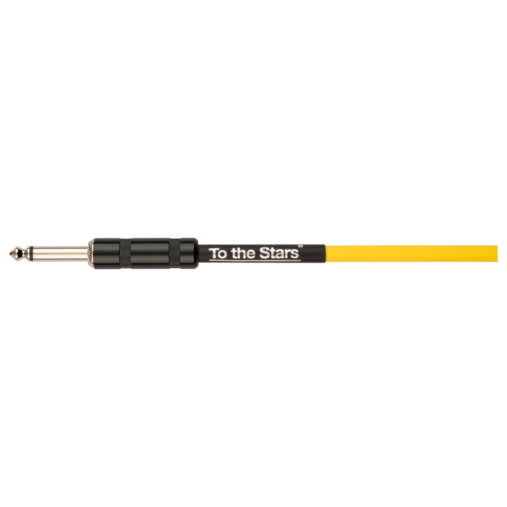 Fender フェンダー Tom DeLonge To The Stars Instrument Cable Graﬃti Yellow 3m ギターケーブル ギターシールド 本体画像