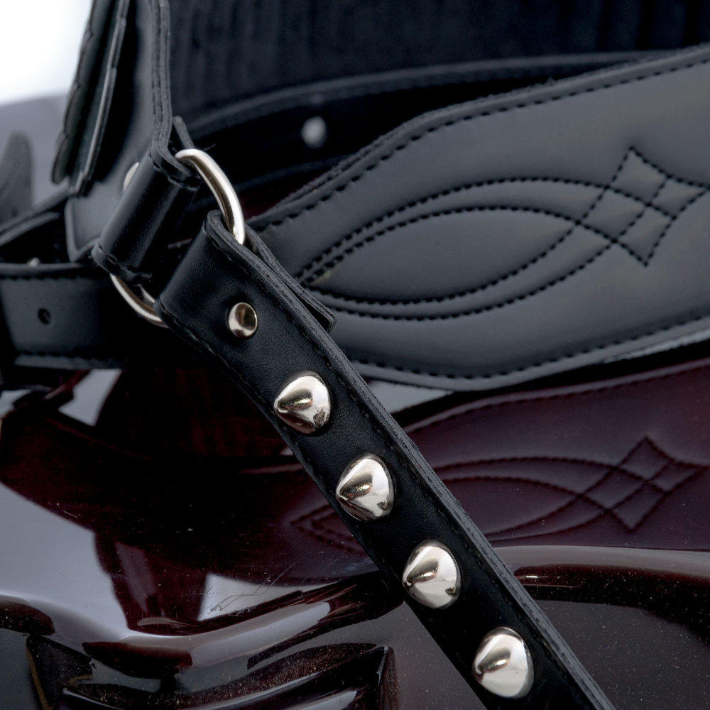 Righton! STRAPS ライトオン ストラップ LEGEND JL Python Black ギターストラップ スタッズ