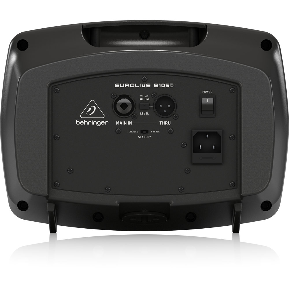 BEHRINGER B105D コンパクトPA モニタースピーカー 50W 簡易PA MP3プレーヤー/Bluetoothオーディオ機能搭載 背面電源端子他