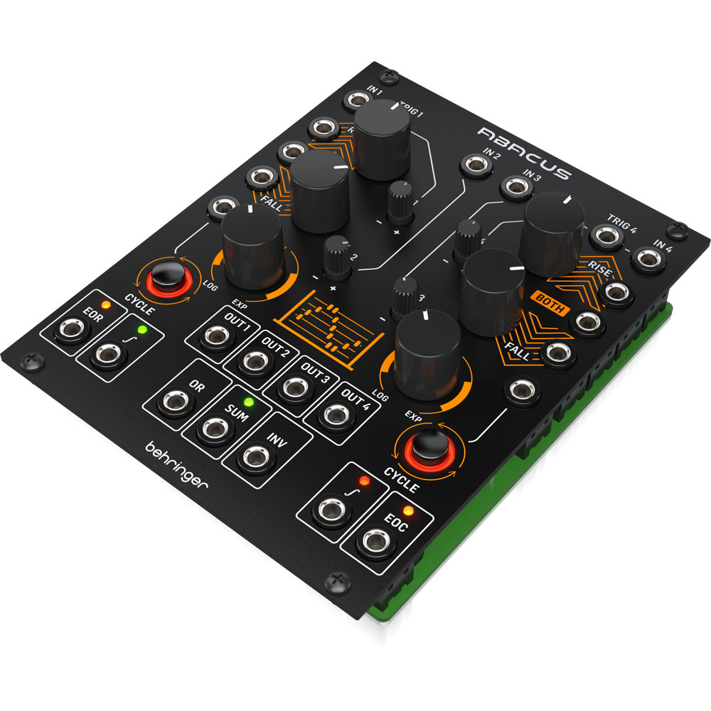 BEHRINGER ABACUS ユーロラックモジュール アナログミュージックコンピュータモジュール 右サイドから正面