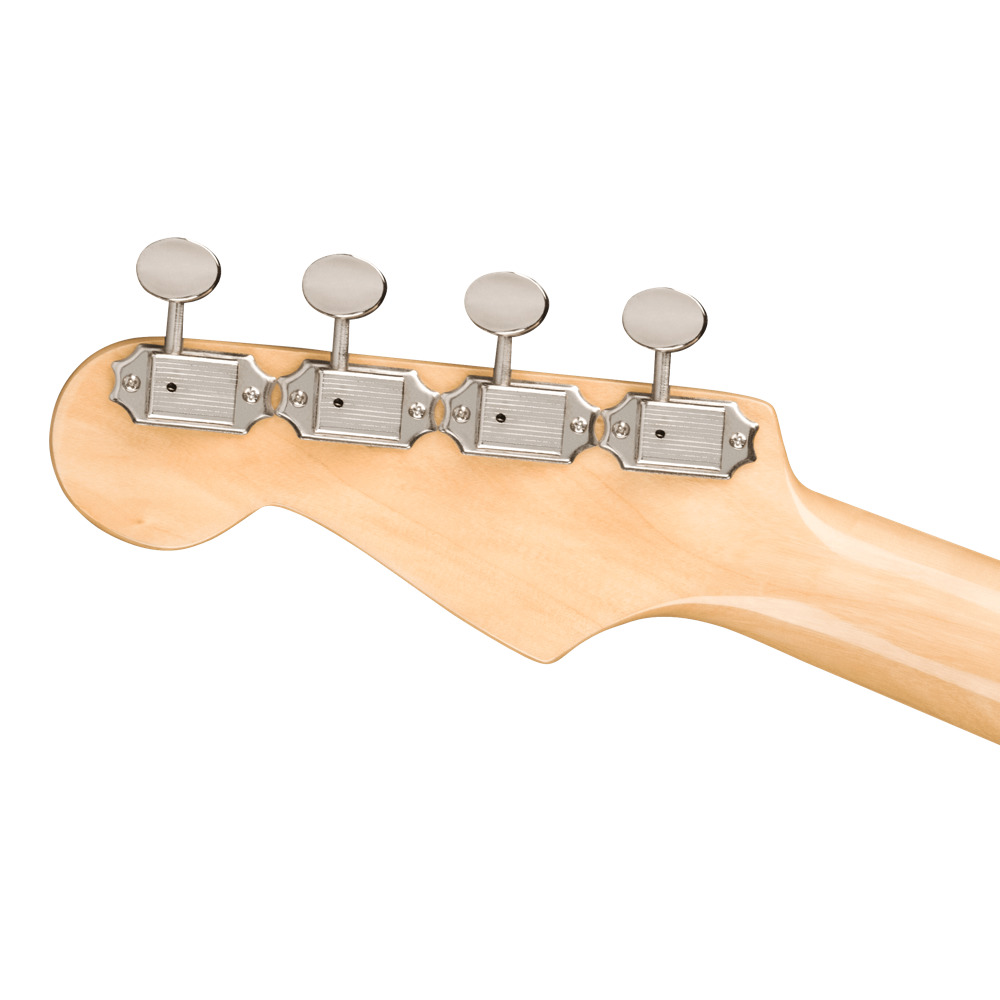 Fender フェンダー Fullerton Jazzmaster Uke Walnut Fingerboard Tortoiseshell Pickguard Shell Pink コンサートサイズ エレクトリックウクレレ コンサートサイズ エレクトリックウクレレ ネックトップ 裏 画像