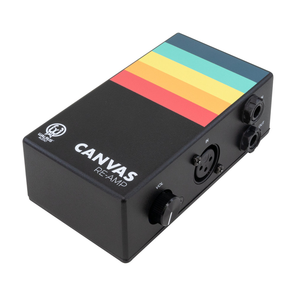 WALRUS AUDIO ウォルラスオーディオ Canvas Passive Re-Amp パッシブスタジオリアンプツール 正面から左サイド