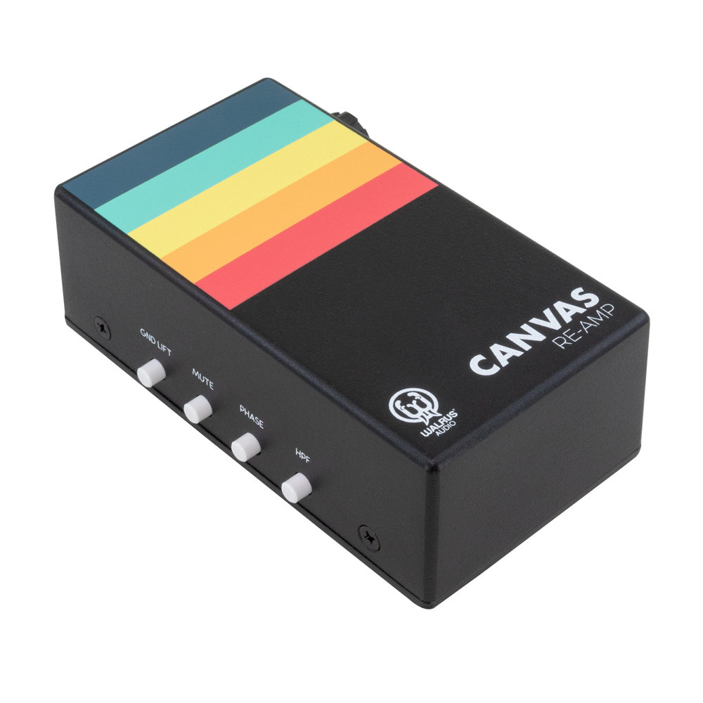 WALRUS AUDIO ウォルラスオーディオ Canvas Passive Re-Amp パッシブスタジオリアンプツール 正面から右サイド