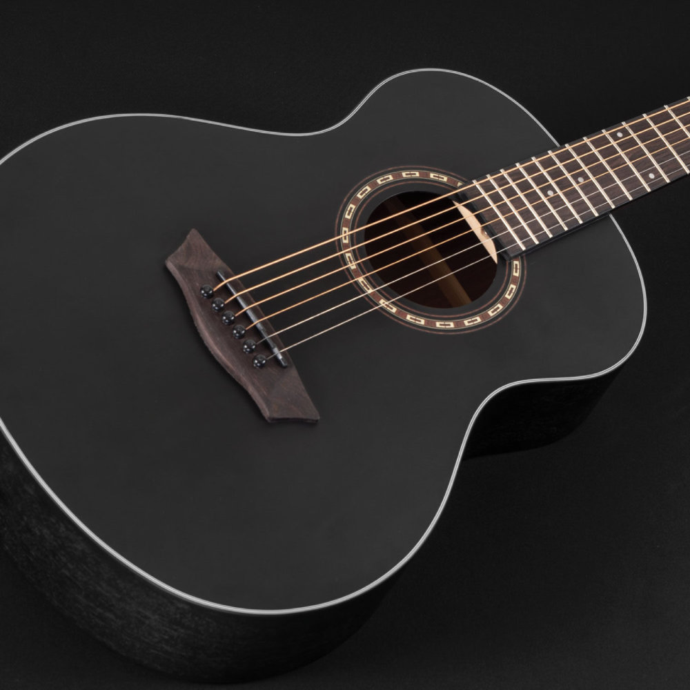 Washburn ワッシュバーン G-MINI 5 Black Matte ミニアコースティックギター ボディトップ