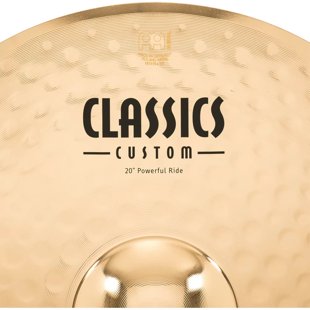 MEINL マイネル CC20PR-B Classics Custom Brilliant 20” POWERFUL Ride ライドシンバル ロゴ