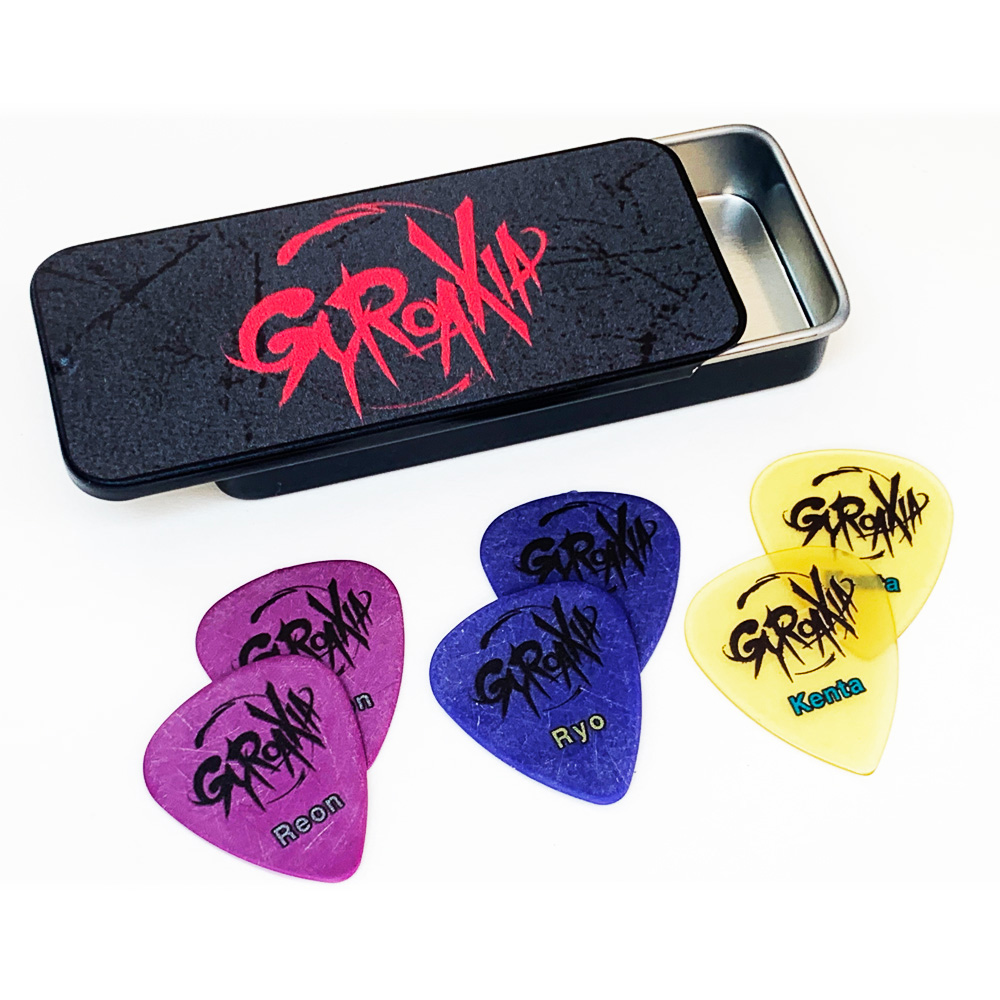 JIM DUNLOP ジムダンロップ GYROAXIA TIN オリジナル缶ケース入りピック 6枚入り 詳細画像