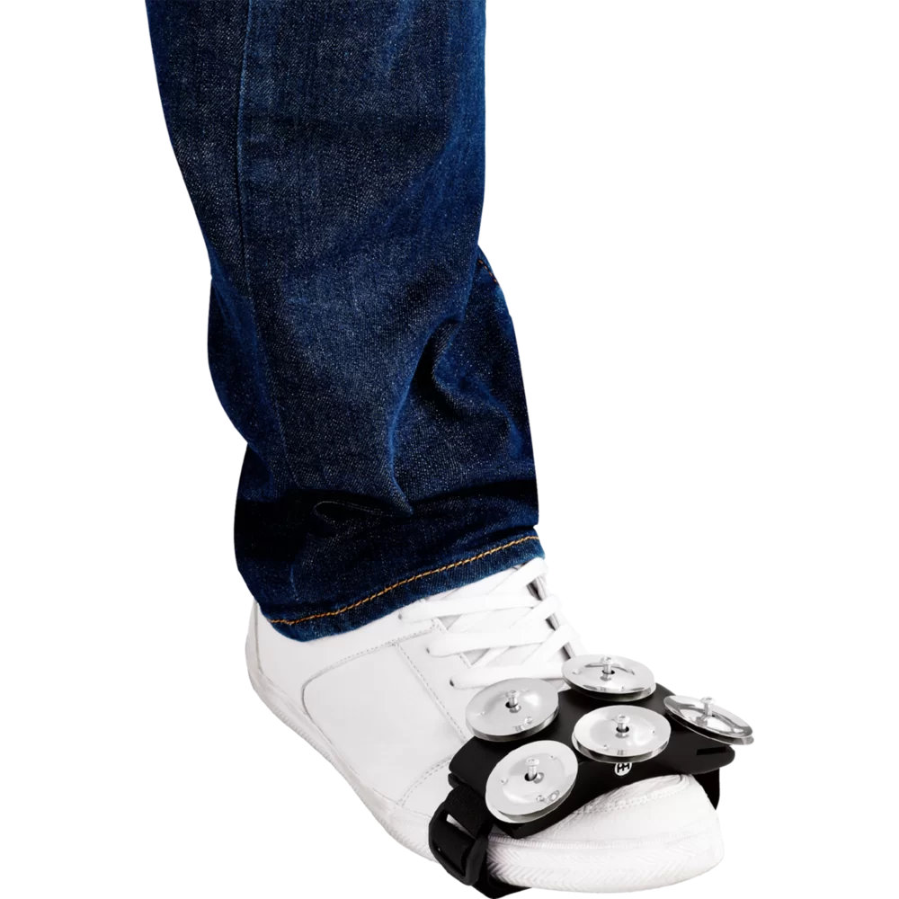 MEINL マイネル CFT5-BK Cajon Foot Tambourine フットタンバリン 使用イメージ